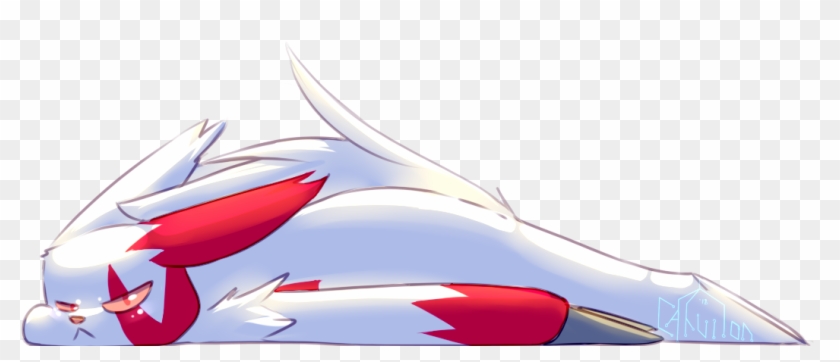 Here's A Transparent Zangoose Laying On Your Dash Because - Sports Car Clipart #3395602