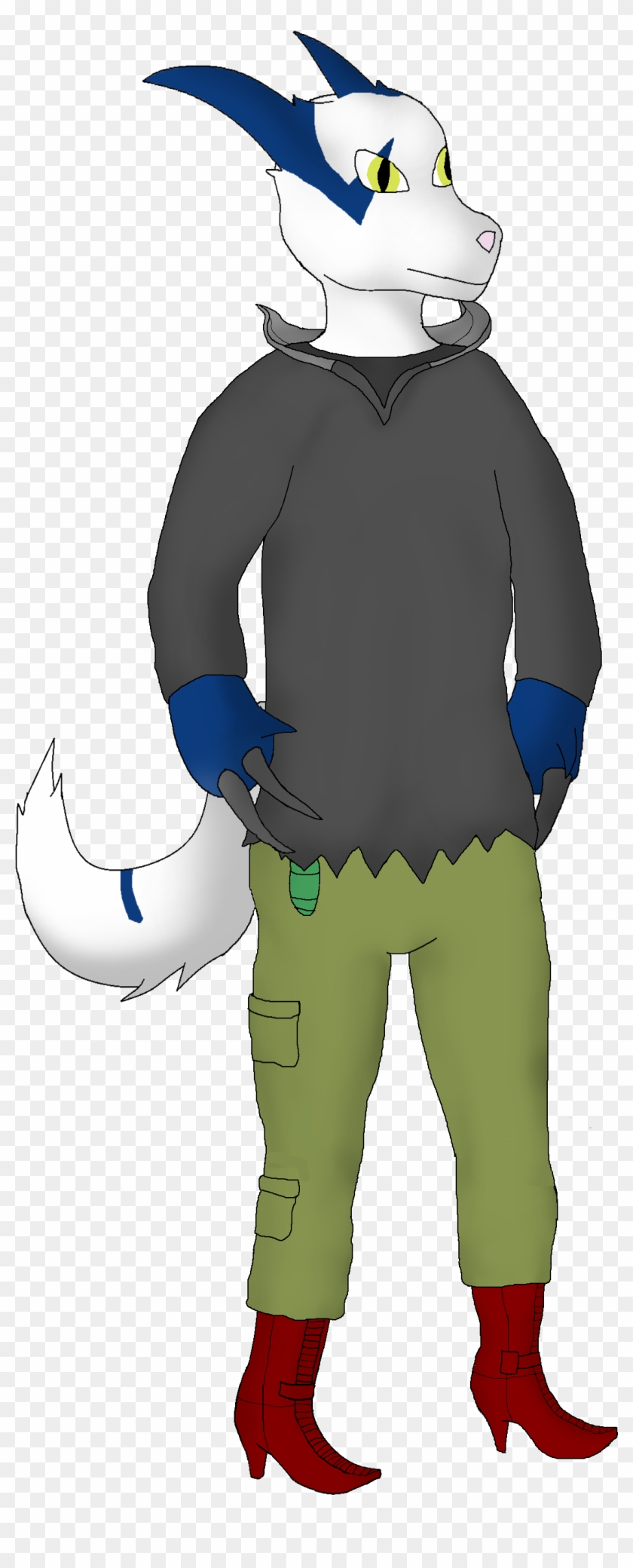 Bjorgara Zangoose Anthro - Cartoon Clipart #3395690