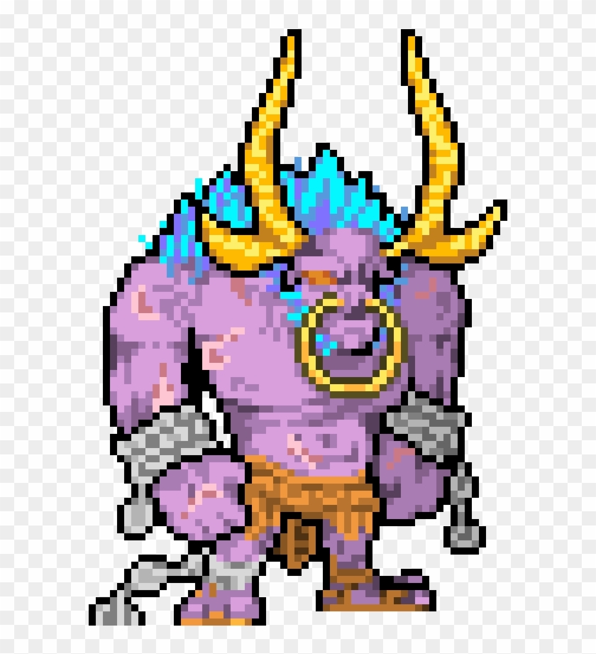 Alistar - Alistar Lol Pixel Art Clipart