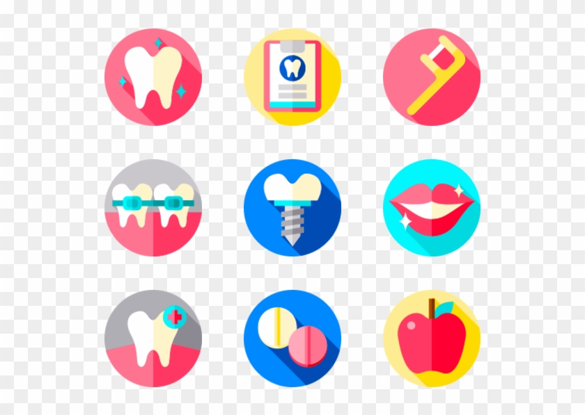 Dental Care - Morning Icons Clipart