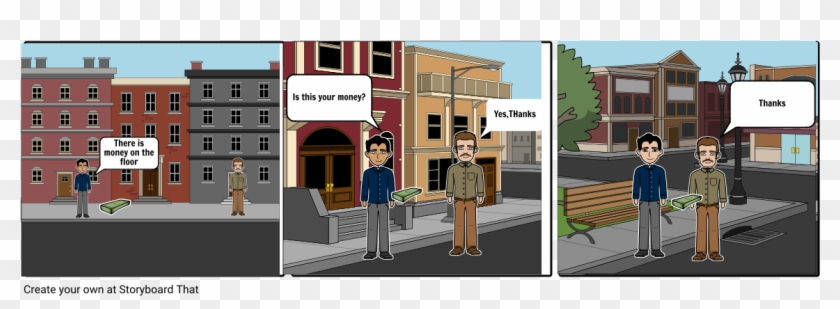 There Is Money On The Floor Is This Your Money - Carol And Les Our Day Out Clipart