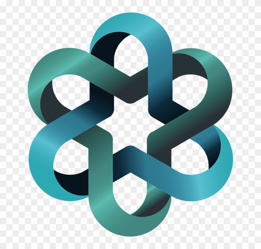 Logo, Banda, Diseño, Devorado, Plástico, Curso, Azul - Graphic Design Clipart