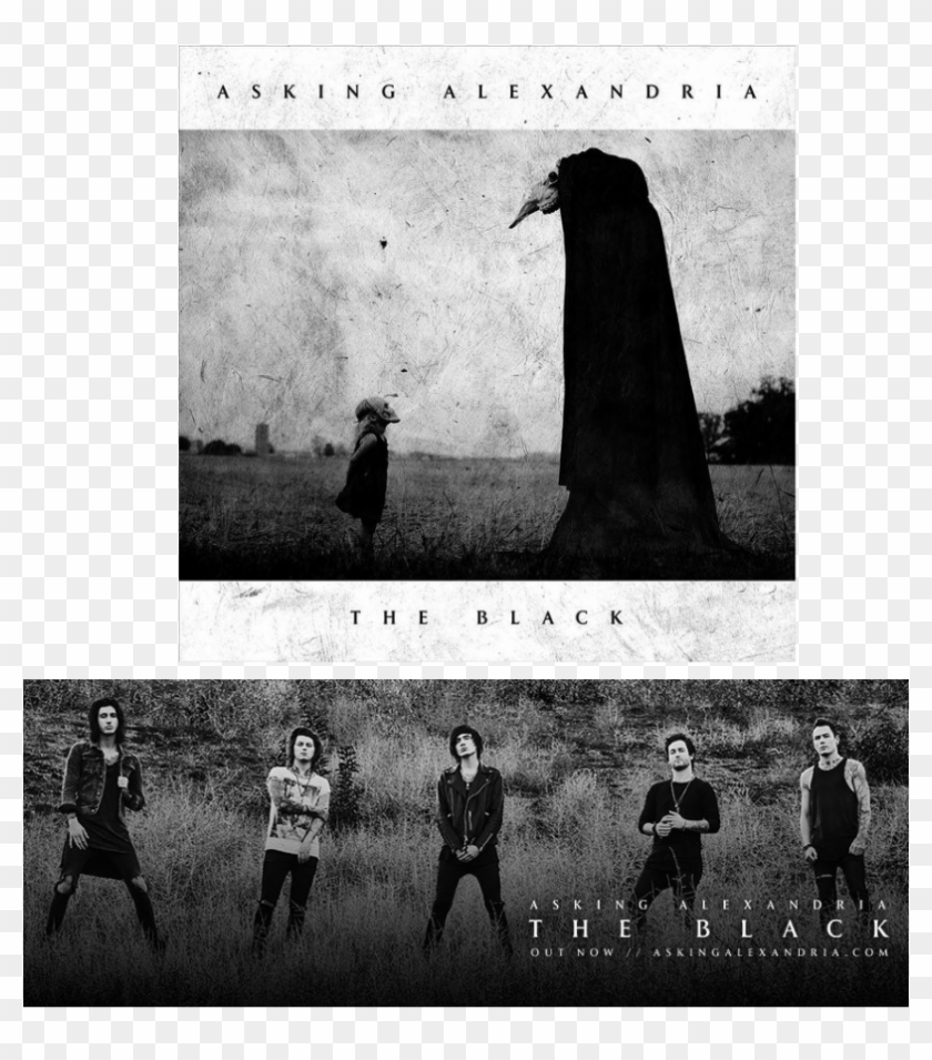Cloaked Figure Wearing A Skull Mask, As Well As The - Asking Alexandria Black Album Clipart #3397600