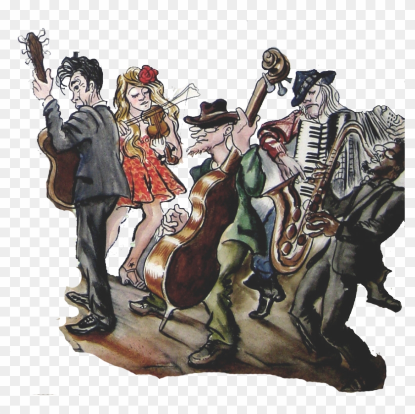 Musicians - Cartoon Clipart