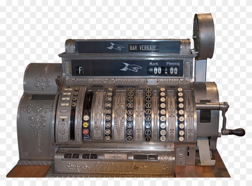 Cash Machines, Historically, Old Checkout Clipart #3398678