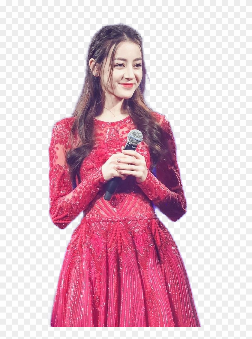 #sticker #png #dilireba #dilrabadilmurat #girl #actress - Dilireba Red Dress Clipart #3398893