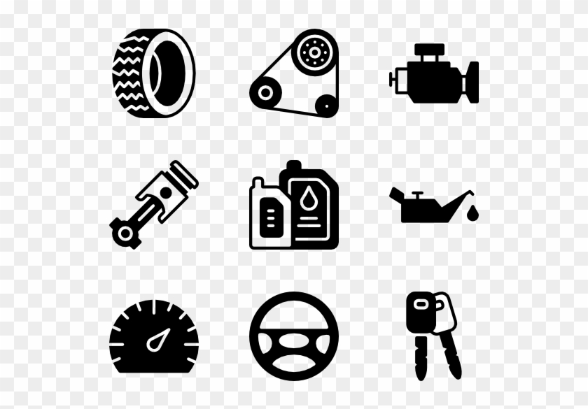 Car Parts - Spa & Beauty Icon Clipart