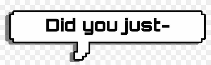 Did You Just- - Parallel Clipart