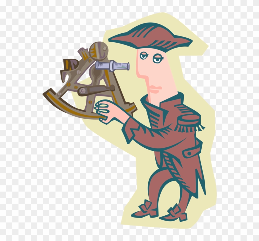 Vector Illustration Of Renaissance Explorer Adventurer - Entdecker Clipart - Png Download