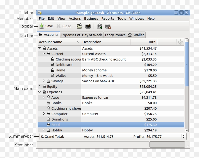 Main Window Callouts - Parti Di Una Finestra Windows Clipart #3399315