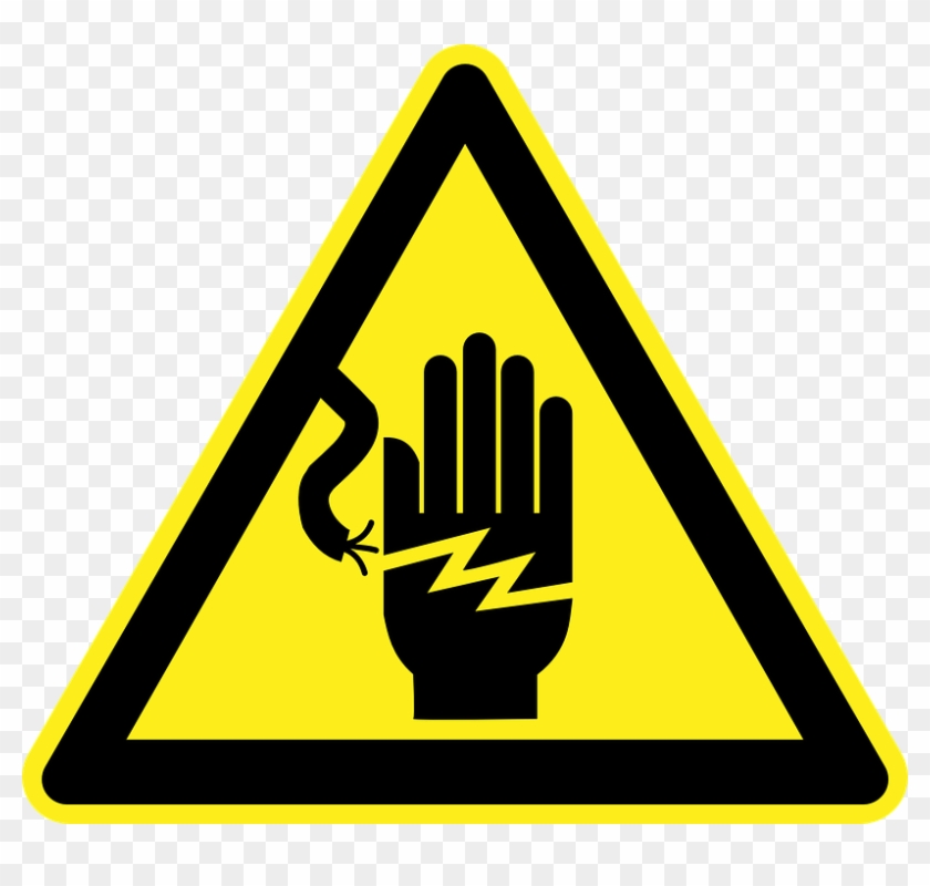 Electricity Wired Wire Cable Hand Electric Shock - Privacy Clipart - Png Download #3399485