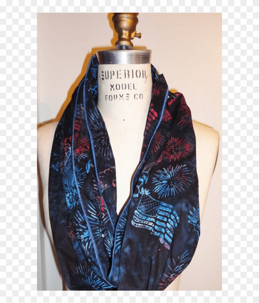 Batik Infinity Scarf - Mannequin Clipart #340183