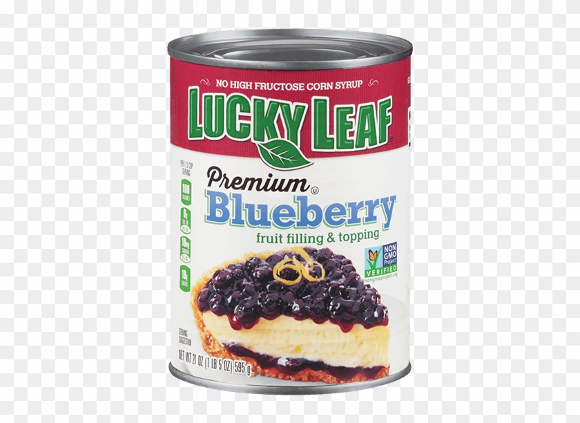 Premium Blueberry Fruit Filling & Topping - Lucky Leaf Blueberry Clipart #340623