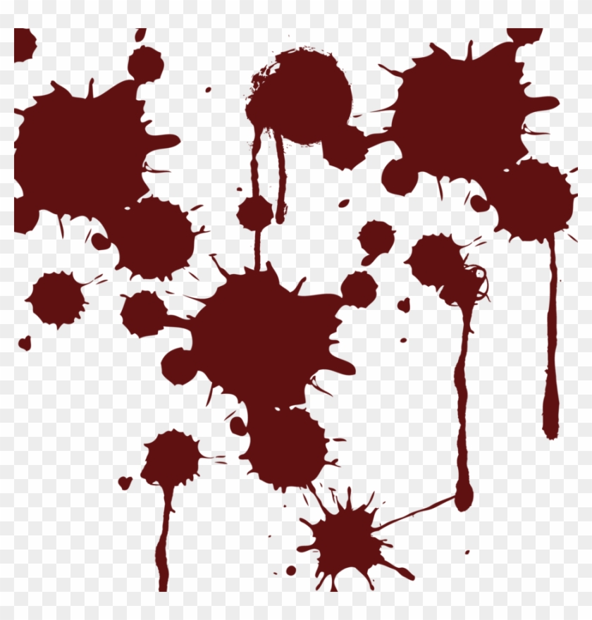 Blood Splatter Png - Blood Splatter Outline Clipart