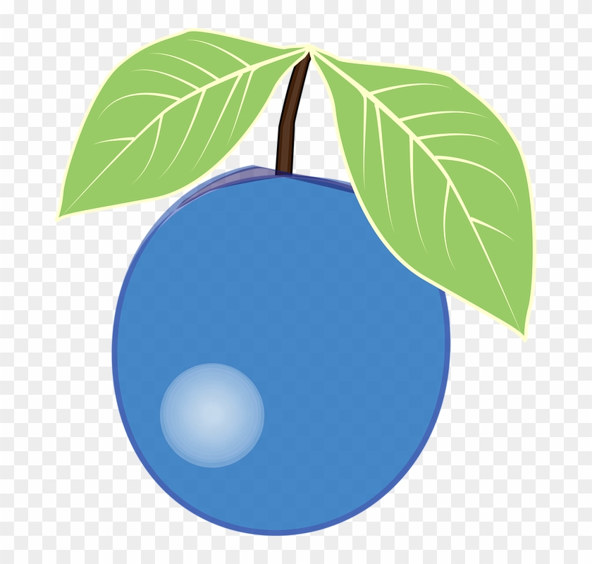 Berries Clipart Blueberry - Blue Berry Clip Art - Png Download #340645