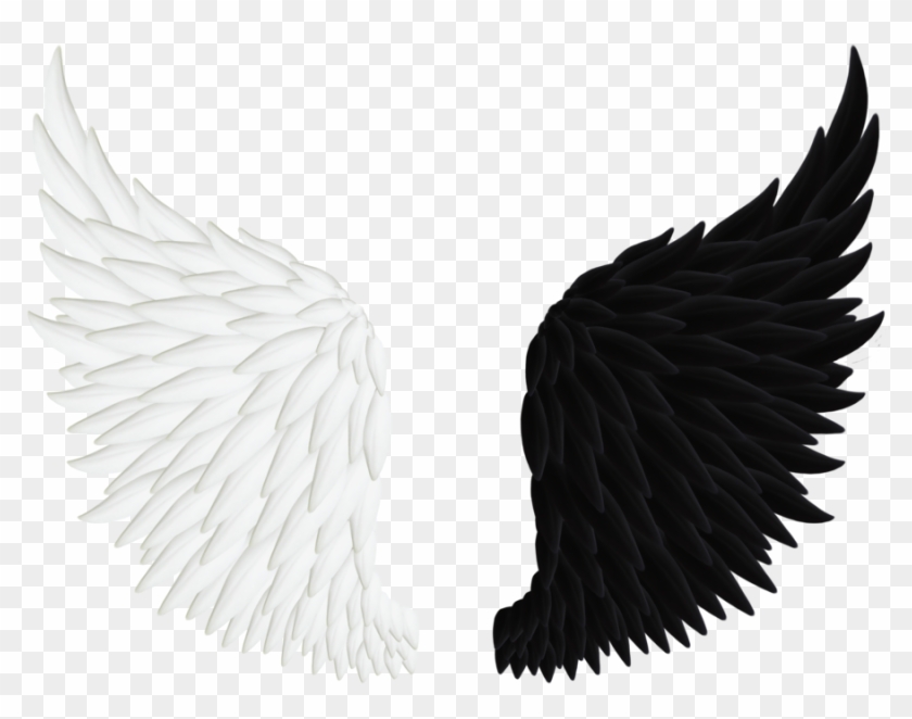 Baby Angel Wings Png - Angel And Devil Wings Png Clipart #340726