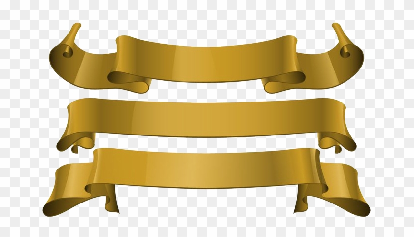 Gold Ribbon Png Download Image - Gold Award Ribbon Png Clipart