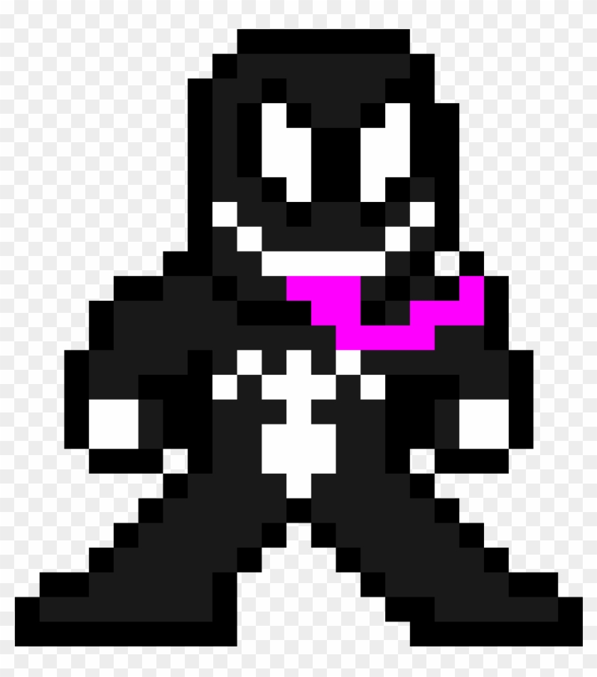 Venom Sprite - Venom Pixel Art Clipart #340863