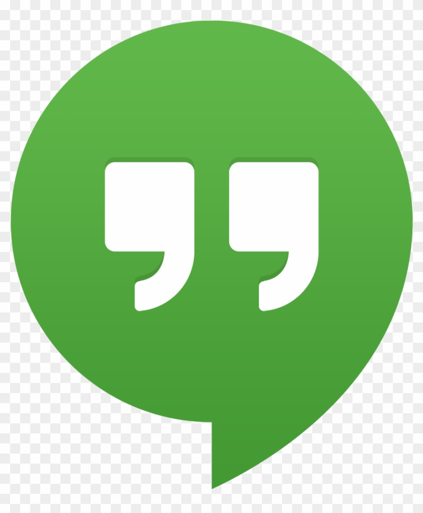 Google May've Said During Wednesday's Keynote That - Google Hangouts Logo Transparent Clipart