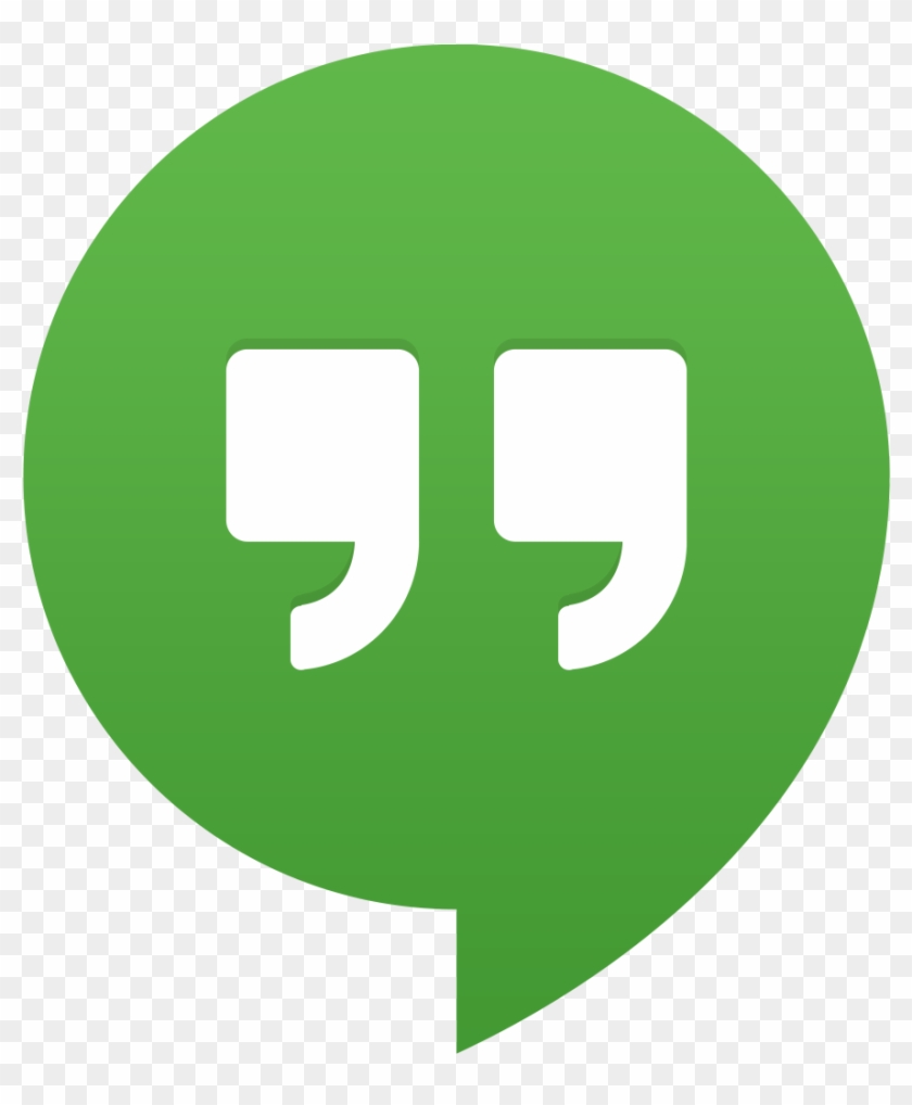 Google May've Said During Wednesday's Keynote That - Google Hangouts Logo Transparent Clipart #340937