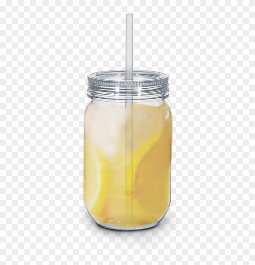 Plastic Mason Jar With Lemonade - Candle Clipart #341826