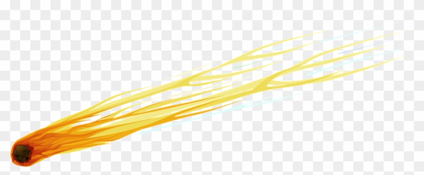 Comet Clipart Yellow - Meteor Clipart - Png Download