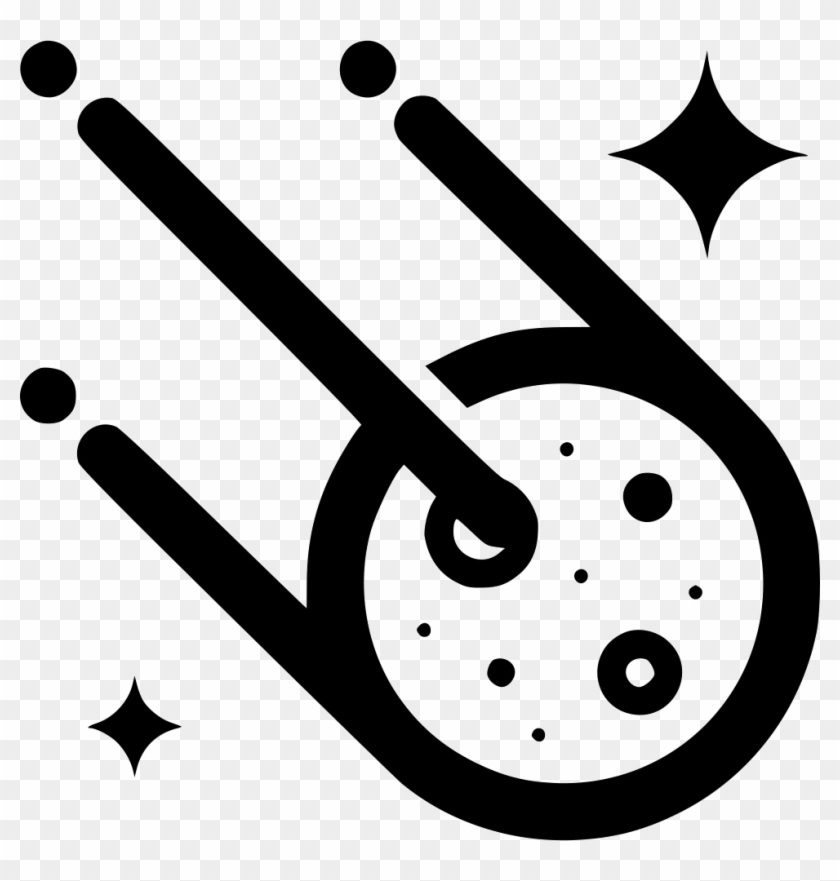 Png File Svg - Meteor Clipart Black And White Transparent