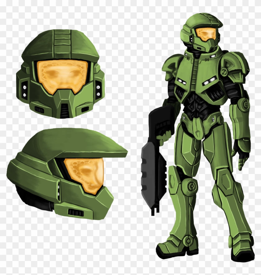 Design Sketches For The Master Chief Redesign Clipart #341883