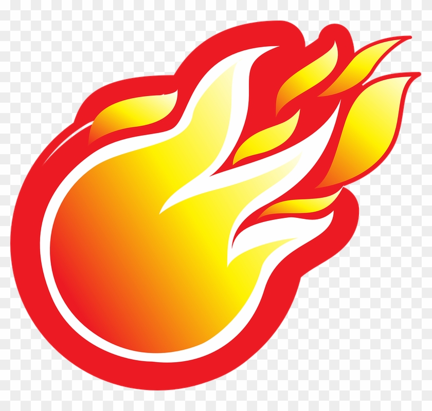 Fireball Clipart Long Fire - Png Download #341886