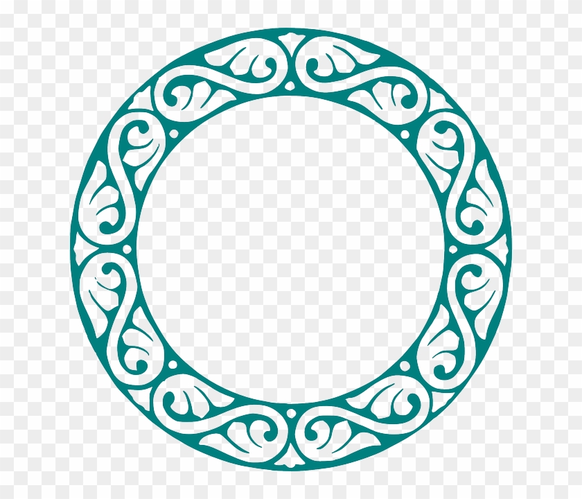 Celtic, Frame, Circle, Round, Border, Free, Oval - Letter K Monogram Png Clipart
