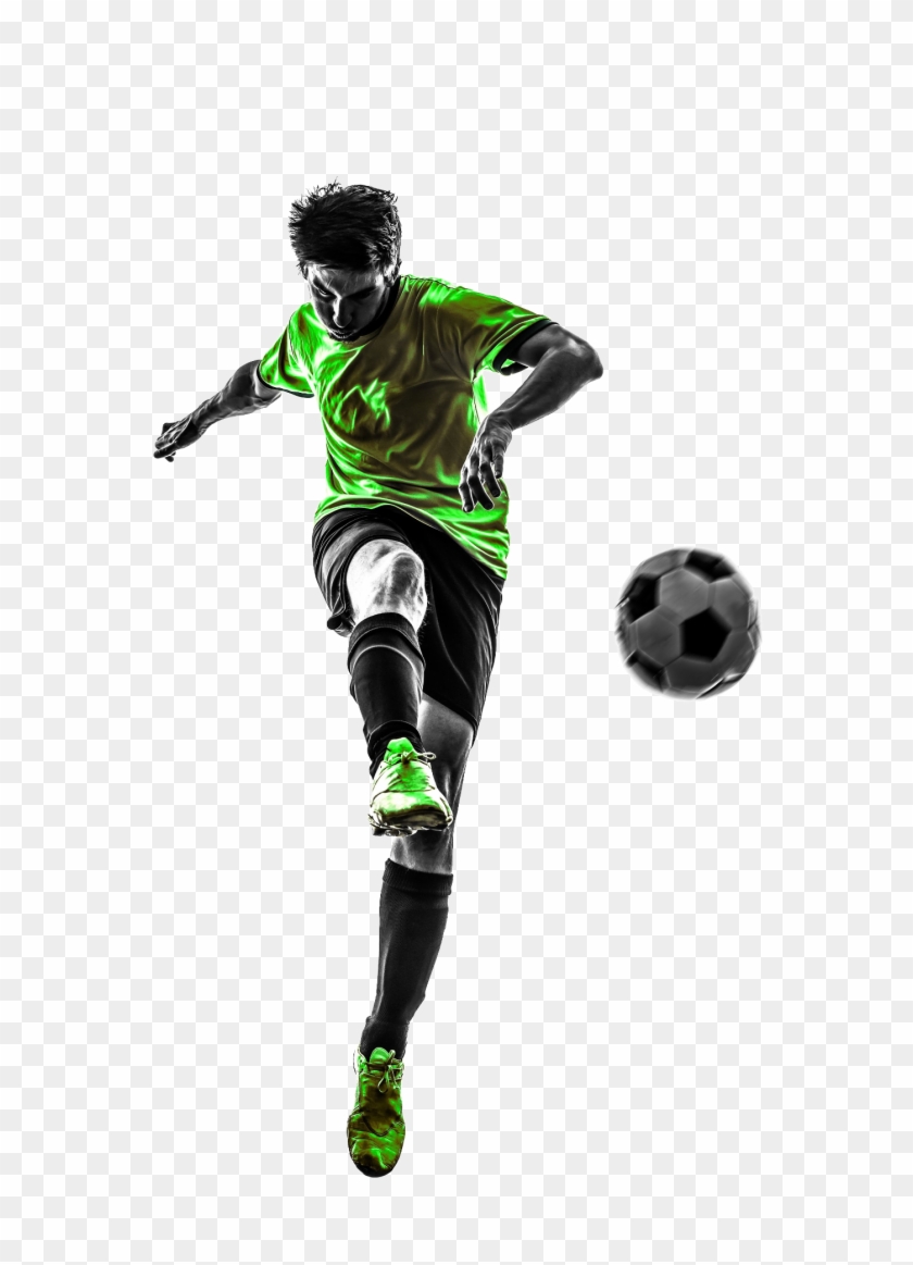 Football Png Image - Soccer Player Green Png Clipart #342165