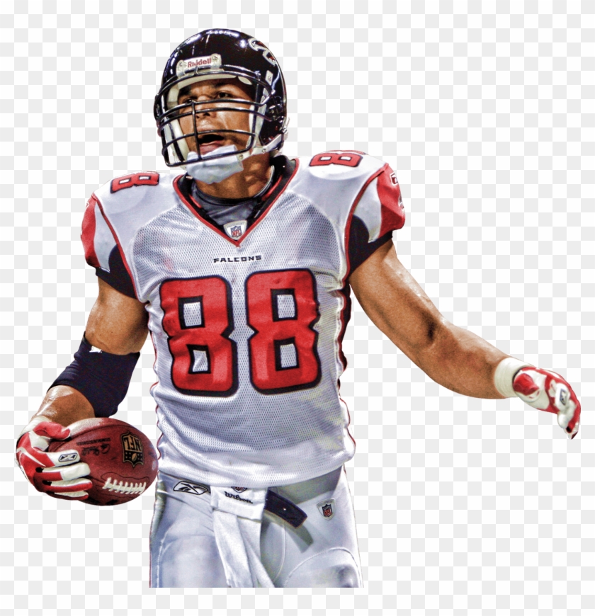Former 88 Atlanta Falcons Tony Gonzalez - Falcons Players Png Clipart