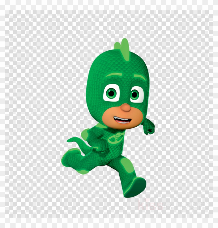 Pj Masks Png Clipart Pj Masks - Heroes En Pijama Verde Transparent Png #342241