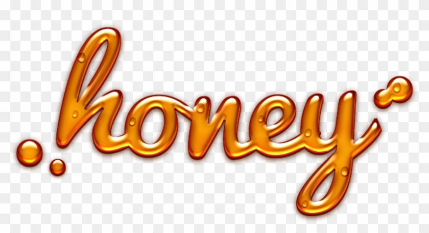 Honey Text - Honey Png Clipart #342351