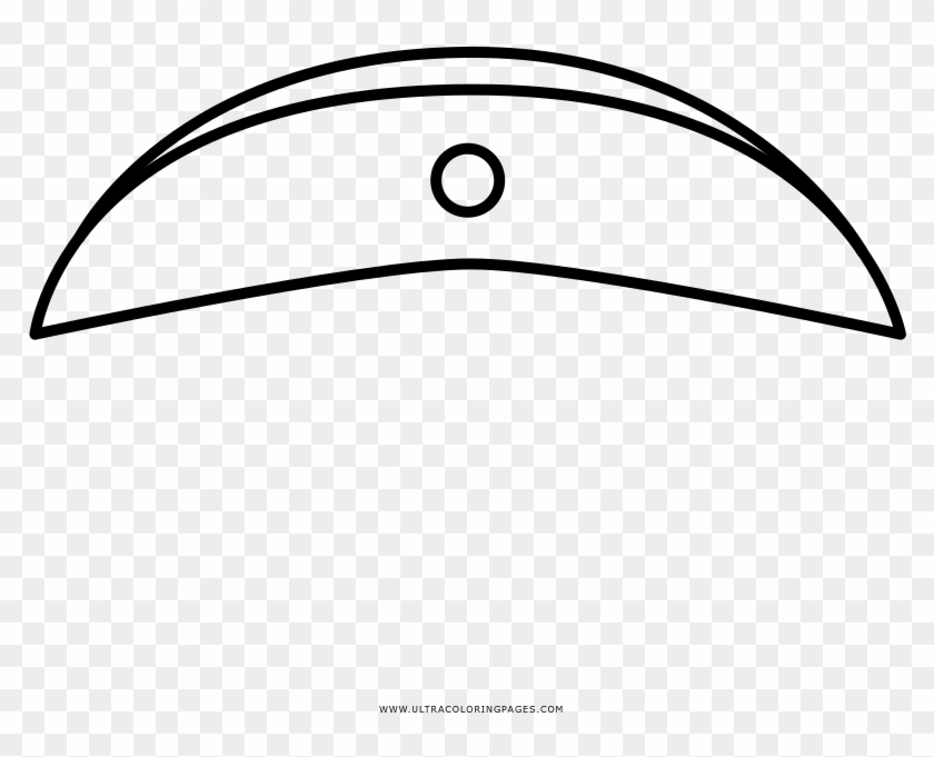 Pirate Hat Coloring Page - Line Art Clipart