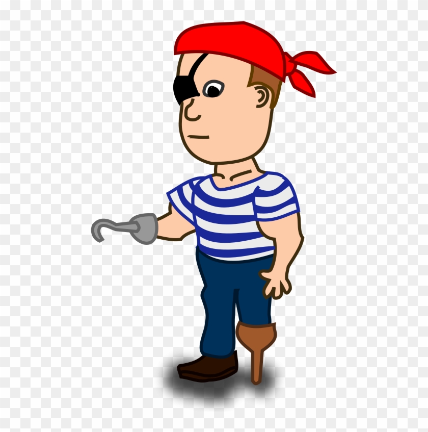 Free Cartoon People Cliparts Download Clip Art - Pirate Clip Art - Png Download #342511