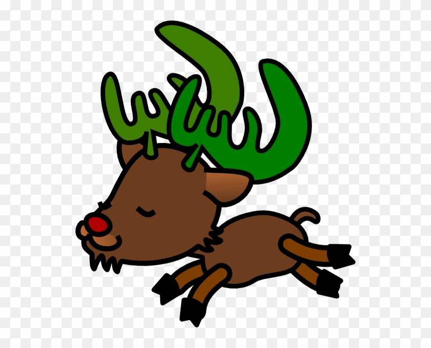 Christmas Reindeer Clipart - Rudolph The Red Nosed Reindeer - Png Download #342797