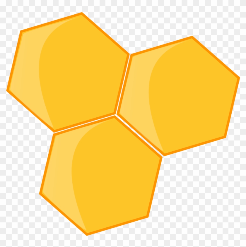 Honey Clipart Transparent - Honeycomb Clipart - Png Download #343024