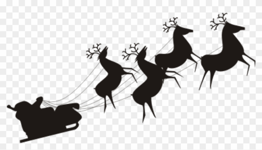 Santa Claus's Reindeer Santa Claus's Reindeer Christmas - Santa Claus Sleigh Transparent Background Clipart
