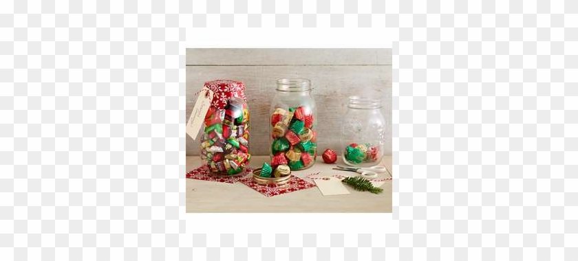 Holiday Candy Jars - Reese's Peanut Butter Cups Clipart