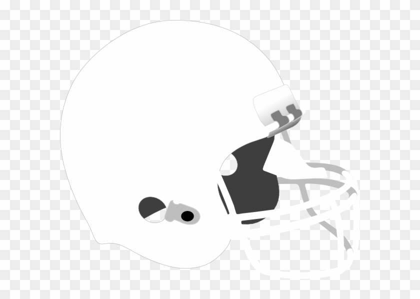 600 X 518 6 - White Football Helmet Clipart - Png Download