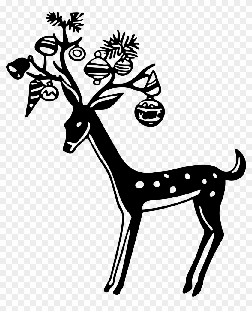 This Free Icons Png Design Of Decorated Reindeer Clipart