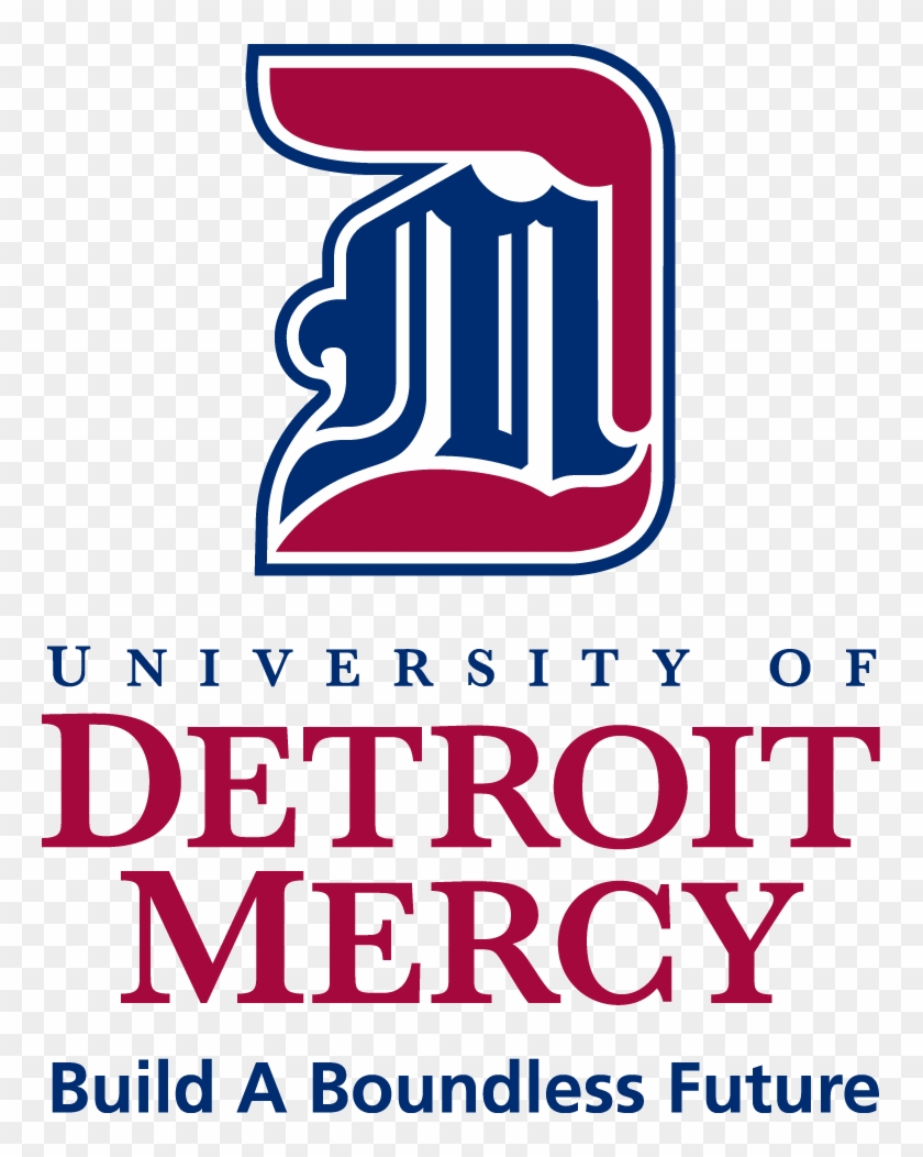Detroit Mercy Logo And Brandline - University Of Detroit Mercy New Logo Clipart