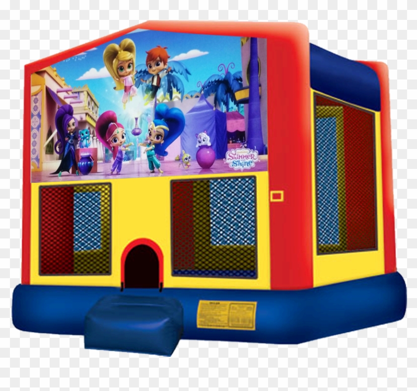 Shimmer And Shine Bounce House Rentals In Austin Texas - Pj Mask Bounce House Clipart #343965