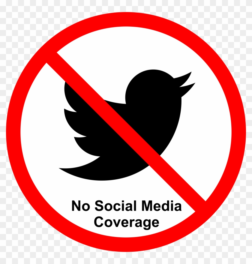 Social Media Not Allowed - Transparent Social Media No Clipart