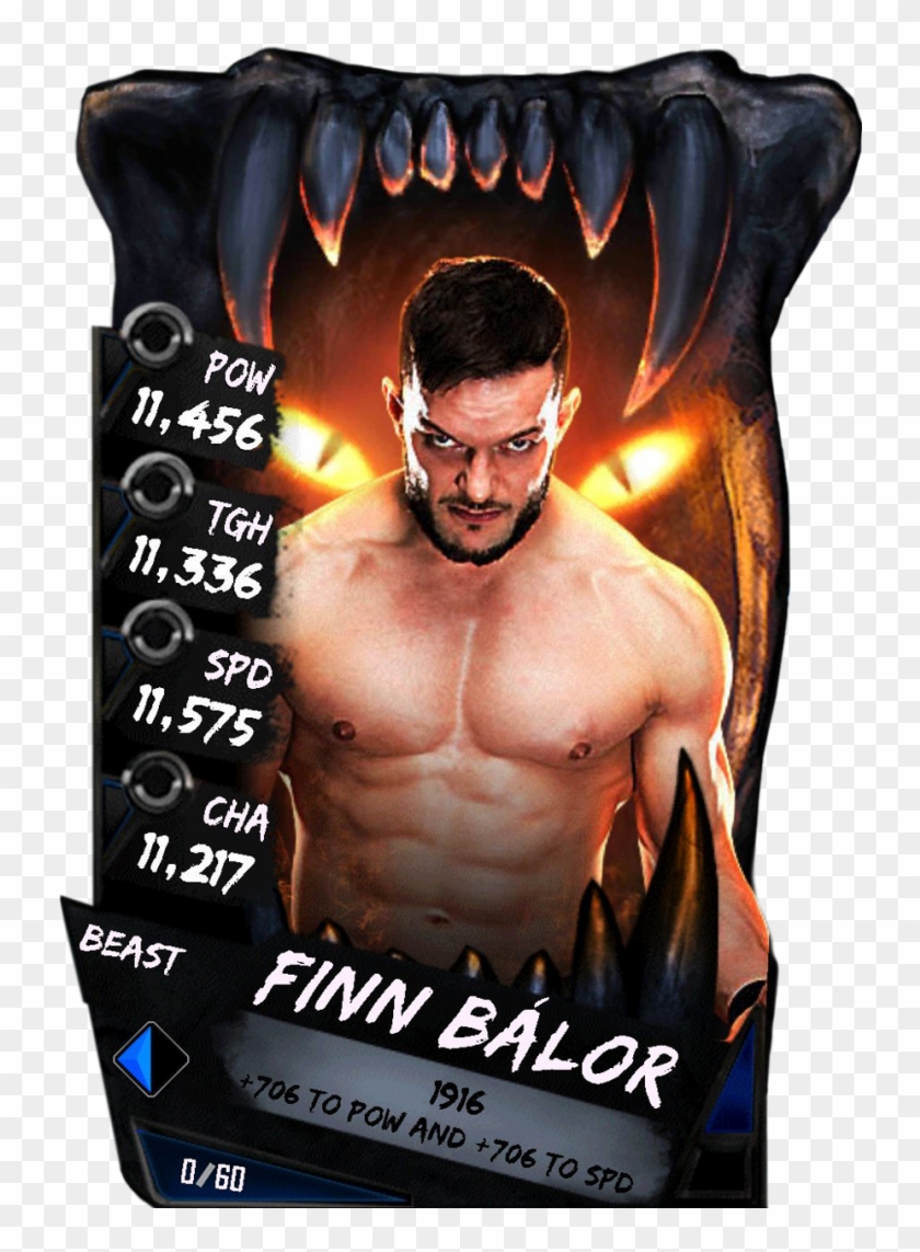 Finnbalor S4 16 Beast - Wwe Supercard Beast Cards Clipart