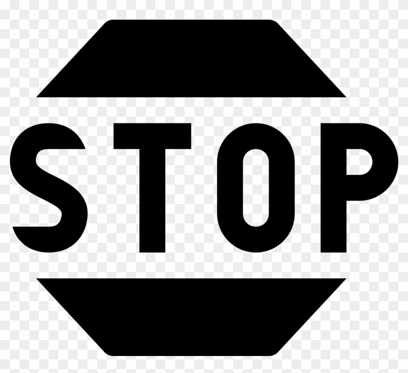 Stop Sign 2 Icon - Sign Clipart #344811