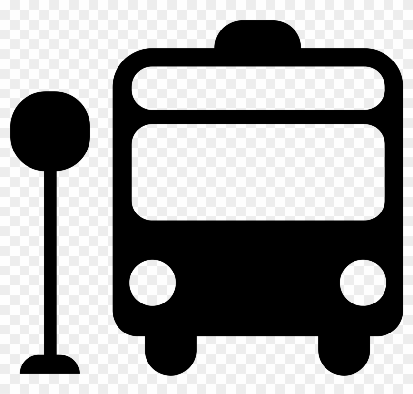 2000 X 1842 19 - Bus Stop Icon Png Clipart