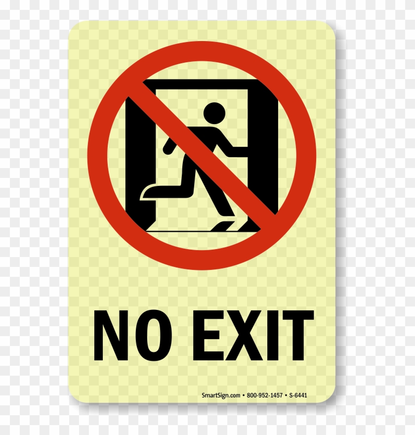 Zoom, Price, Buy - No Exit Sign Clipart #344887
