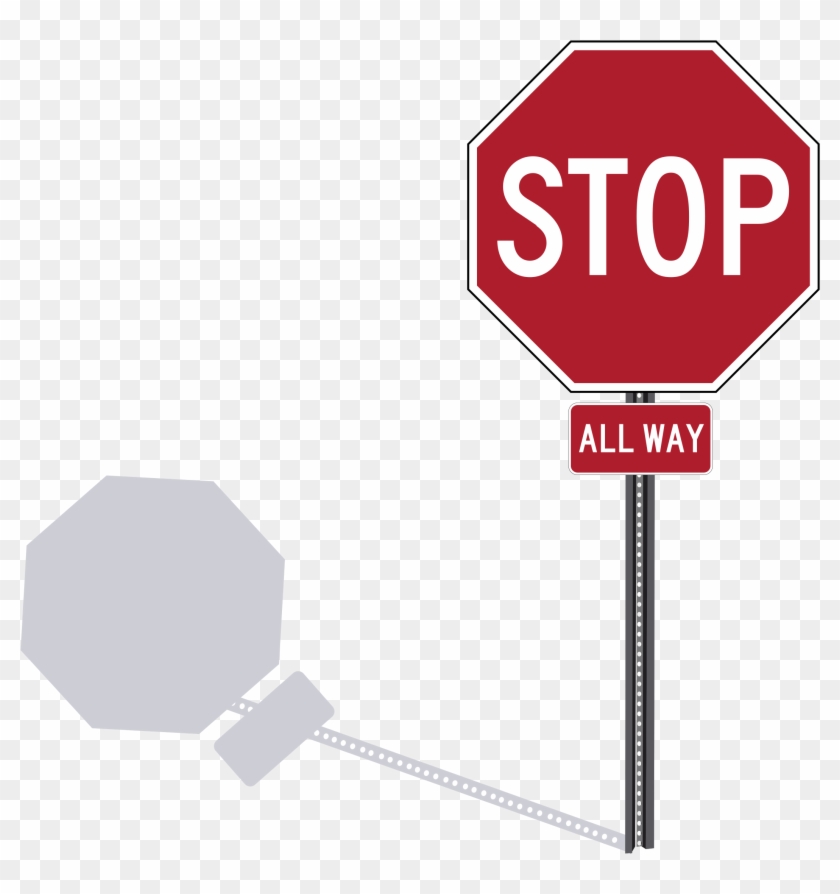 This Free Icons Png Design Of Stop Sign On Post Clipart #344905